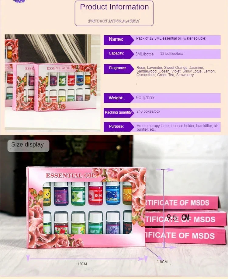 Trendzona™ 12pcs AirMist – Aromă Naturală în Fiecare Cameră