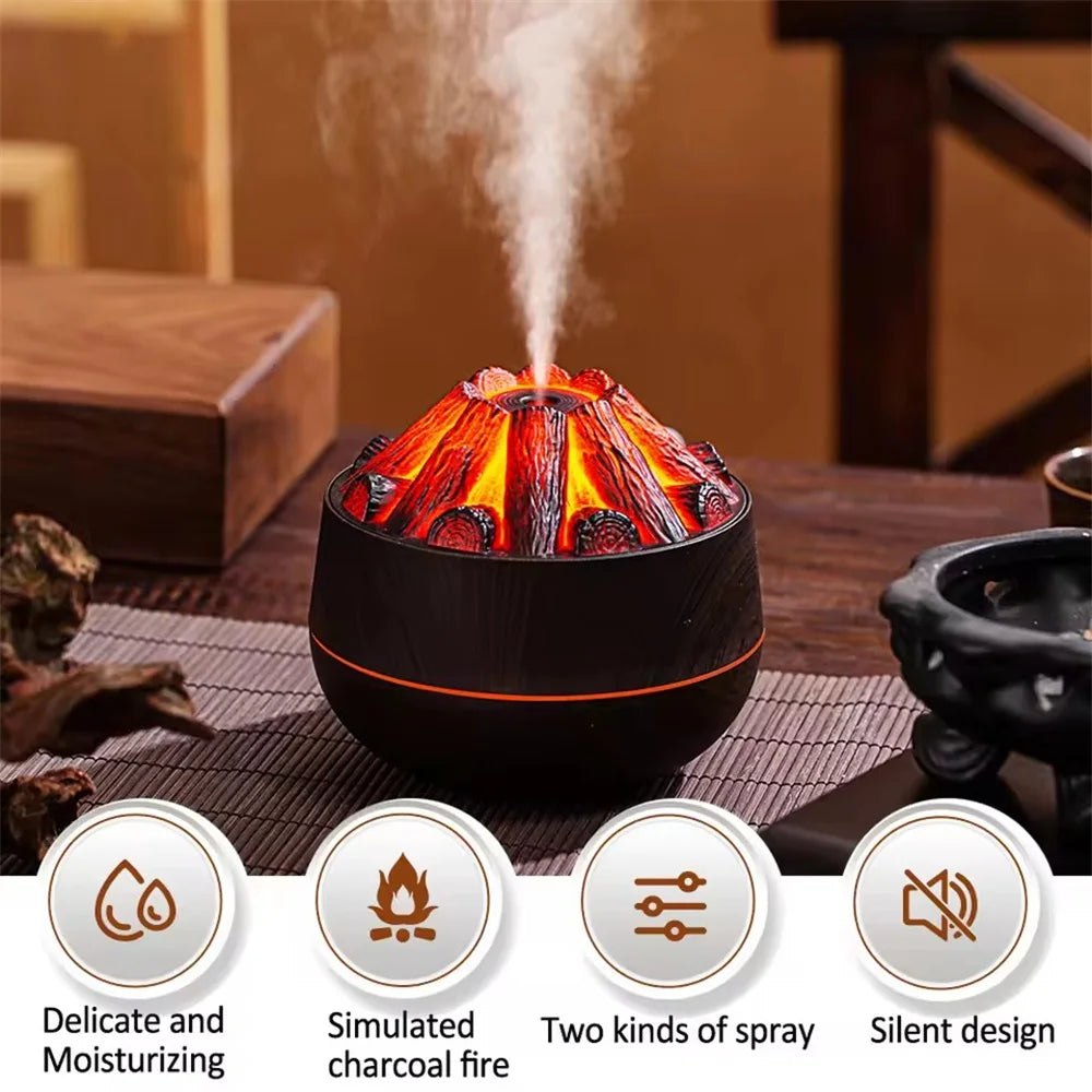 TrendZona™ Umidificator Flame – Aromaterapie